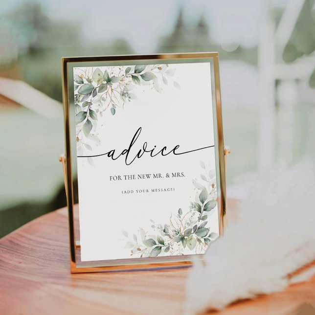 Eucalyptus Gold Advice Sign (Creator Uploaded)