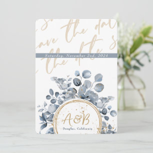 Eucalyptus Gold Glitter - Code 01 Invitation