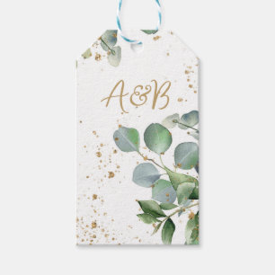 Eucalyptus Gold Glitter - Code 02 Gift Tags