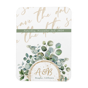 Eucalyptus Gold Glitter - Code 02 Magnet