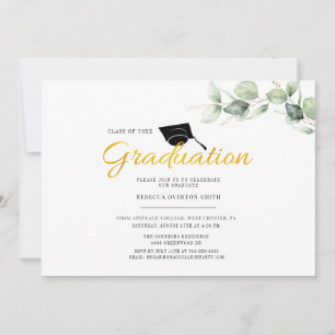 Eucalyptus Graduation 2024 Party Invitation