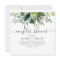 Eucalyptus Green Foliage Couples Shower