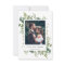 Eucalyptus Green Foliage Photo Thank You Card