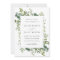 Eucalyptus Green Foliage Wedding Photo
