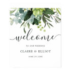 Eucalyptus Green Foliage Wedding Welcome Sign