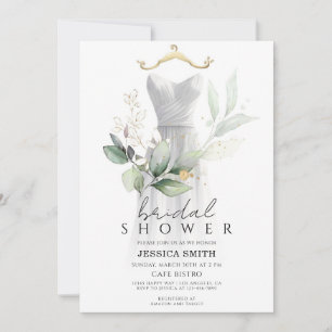 Eucalyptus Greenery Bridal Shower Invitation