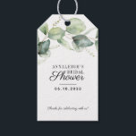 Eucalyptus Greenery Bridal Shower Thank You Favour Gift Tags<br><div class="desc">Our Elegant Eucalyptus Bridal Shower Gift Tag is the perfect finishing touch to elevate your special gift. This sophisticated tag embodies a refreshing blend of modern minimalism and traditional elegance,  making it an ideal choice for any bridal shower gift.</div>