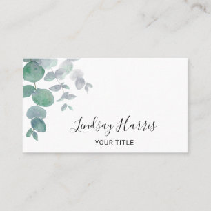 Eucalyptus Greenery Business Card