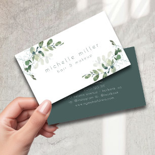 Eucalyptus Greenery Business Card