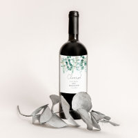 Eucalyptus greenery Cheers bridal shower