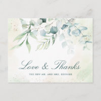 Eucalyptus Greenery Elegant Non Photo Wedding