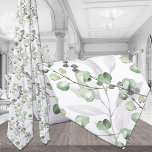 Eucalyptus Greenery Elegant Watercolor Wedding Tie<br><div class="desc">A pattern of watercolor painted eucalyptus sprigs with grey eucalyptus vines and berries.</div>