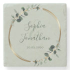 Eucalyptus Greenery Gold Sage Personalised Wedding