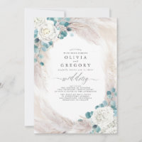 Eucalyptus Greenery Pampas Grass Exotic Wedding
