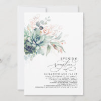 Eucalyptus Greenery Succulents Evening Reception I
