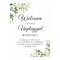 Eucalyptus Greenery Unplugged Wedding Sign