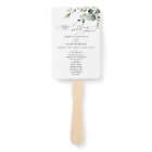 Eucalyptus Greenery Wedding Ceremony Program