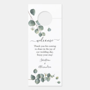 Eucalyptus Greenery Wedding Door Hanger