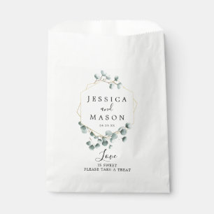 Eucalyptus Greenery Wedding Favour Bags