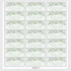Eucalyptus Greenery Wedding Guest Address Labels