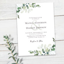 Eucalyptus Greenery Wedding