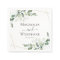 Eucalyptus Greenery Wedding  Napkins