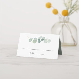 Eucalyptus Greenery Wedding Place Card