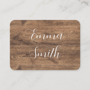 Eucalyptus Greenery Wedding Place Card   Rustic