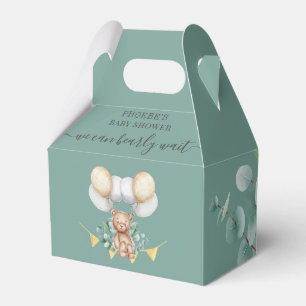 Eucalyptus Greenery Woodland Animal Baby Shower Favour Box