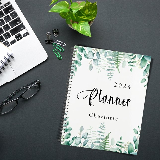 Eucalyptus greenery woodland ferns 2026 planner (Creator Uploaded)