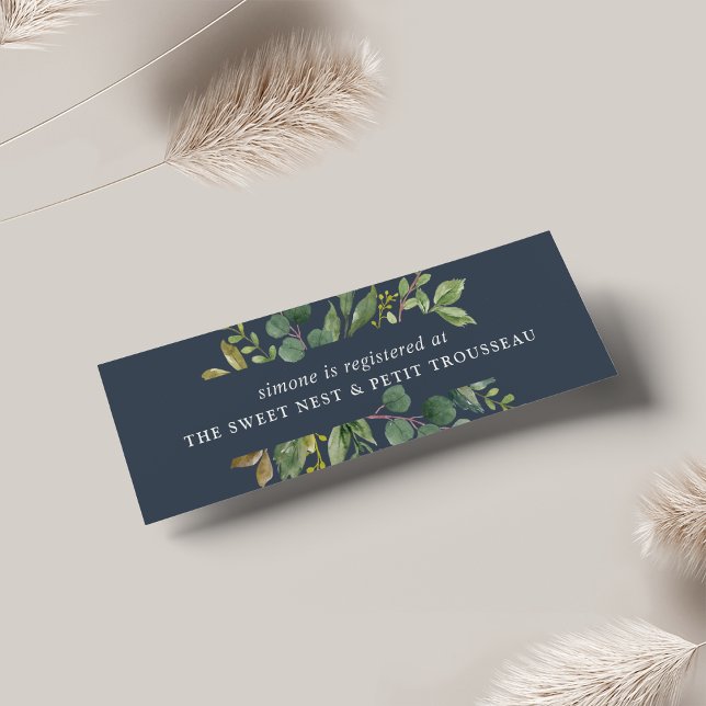 Eucalyptus Grove Bridal Registry Insert Cards (Creator Uploaded)