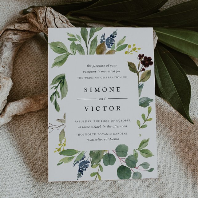 Eucalyptus Grove Wedding Invitation (Creator Uploaded)