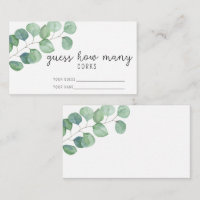 Eucalyptus - Guess how many corks bridal game