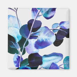 Eucalyptus Gum Leaves watercolor art Magnet