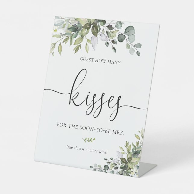 Eucalyptus How Many Kisses Sign (Front)