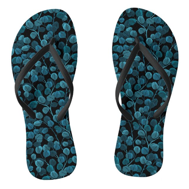 Eucalyptus in blue jandals (Footbed)