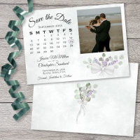 Eucalyptus & Lavender Photo & Calendar Wedding