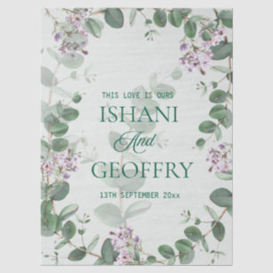 Eucalyptus Leaves Greenery Wedding Tissue Paper