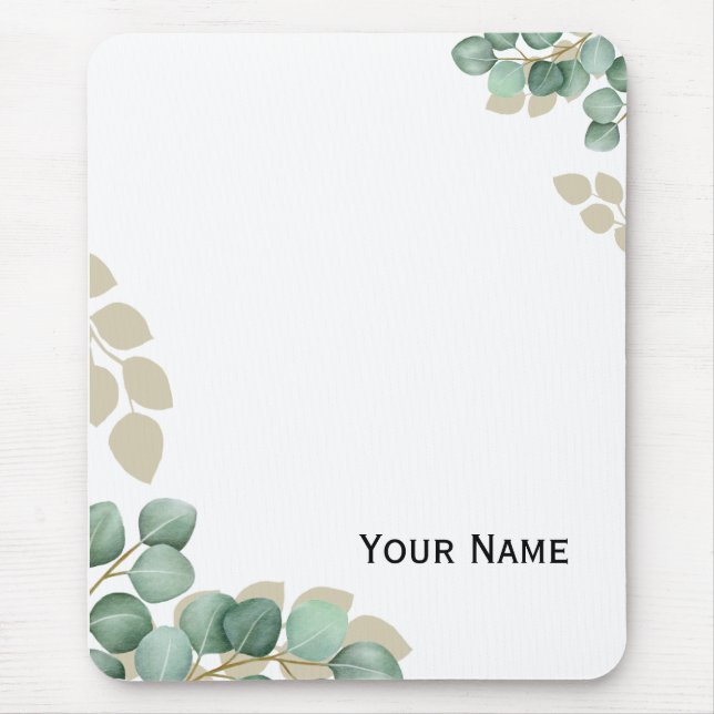 Eucalyptus Leaves HP Laptop Skin Mouse Pad (Front)