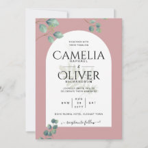 Eucalyptus Leaves Overlay Arch Wedding