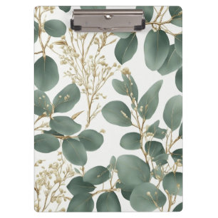 Eucalyptus Leaves Pattern Clipboard