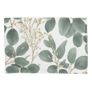 Eucalyptus Leaves Pattern Pillowcase
