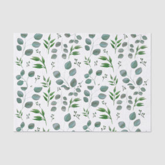 Eucalyptus leaves tissue paper