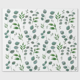 Eucalyptus leaves wrapping paper