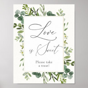 Eucalyptus Love is Sweet Treat Sign