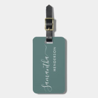 Eucalyptus Luggage Tags Wedding Table Plan / Favou