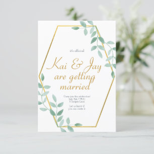 Eucalyptus Luxury Wedding Invitations