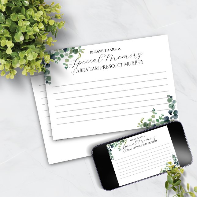 Eucalyptus Memorial Share a Memory Card (Creator Uploaded)