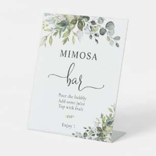 Eucalyptus Mimosa Bar Sign
