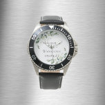 Eucalyptus Monogram Groom Wedding Day<br><div class="desc">From our bestselling eucalyptus wedding collection</div>